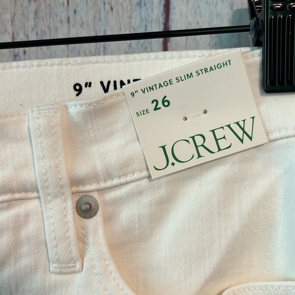 NWT J. Crew 9" vintage slim-straight jean in white wash - Picture 13 of 13